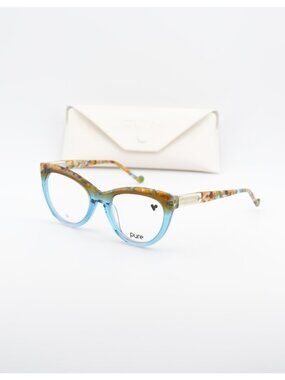 Pure P-7001 445 Cat Eye Eyeglasses 50mm – Aqua Ombre